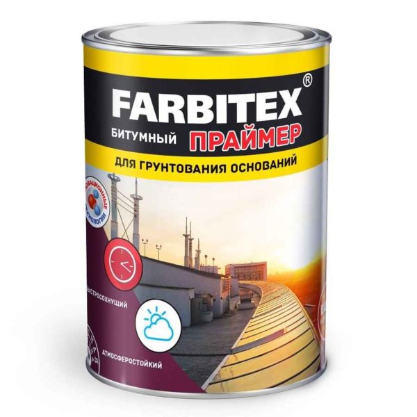 Праймер битумный 1,7кг FARBITEX