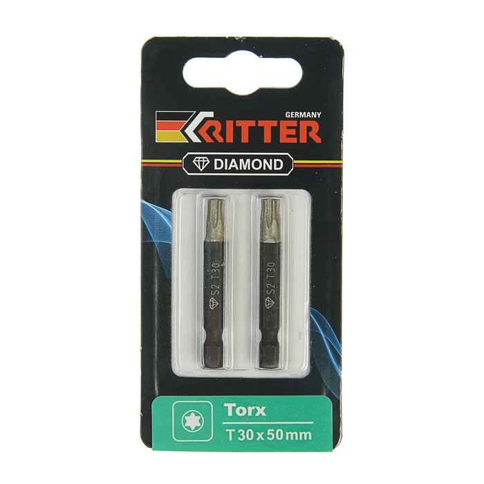 Бита Ritter Diamond torx 30х50, алмазное покрытие S2 Бита Ritter Diamond torx 30х50, алмазное покрытие S2