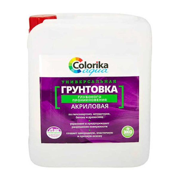 Грунтовка Colorika Agua 10кг универсальная глубокого проникновения