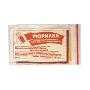 Морилка сухая №124 красное дерево 4г