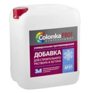 Противоморозная добавка для строительного раствора, бетона 10л Colorika