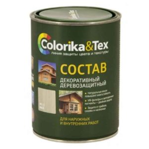 Состав деревозащитный макассар 0,8л Colorika&Tex