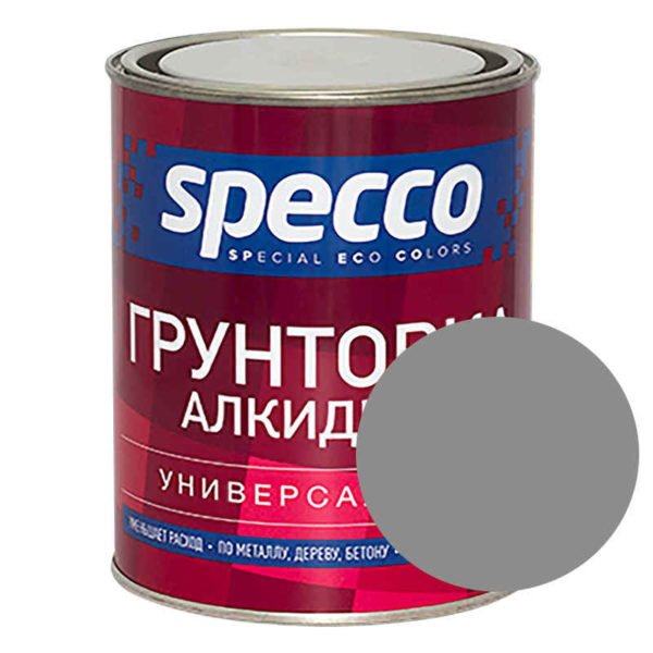 Грунтовка ГФ-021 светло-серая 1кг Specco