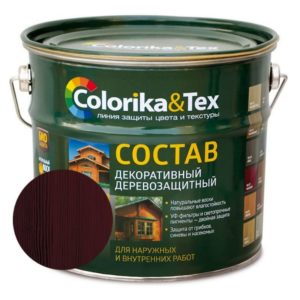 Состав деревозащитный макассар 2,7л Colorika&Tex