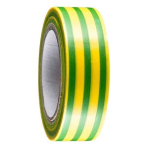 Изолента ПВХ BEOROL 19мм x 10м желто-зеленая